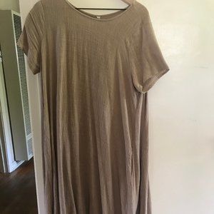 Linen/Cotton Maxi Dress